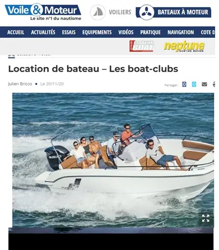 Article de Presse Voile et Moteur
